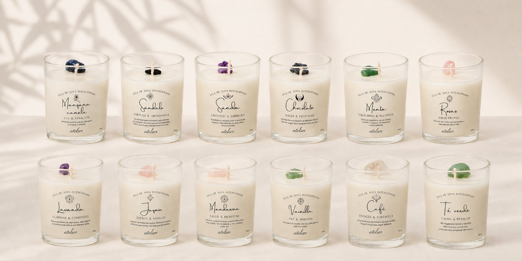 Kit 12 Velas Mini 100g